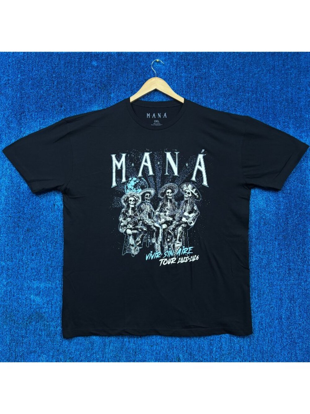 Mana “Vivir Sin Aire Tour” Graphic T-Shirt Size 2XL